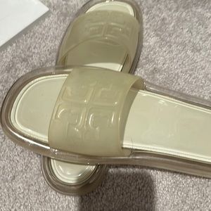 Tory Burch Ivory Jelly Sandals